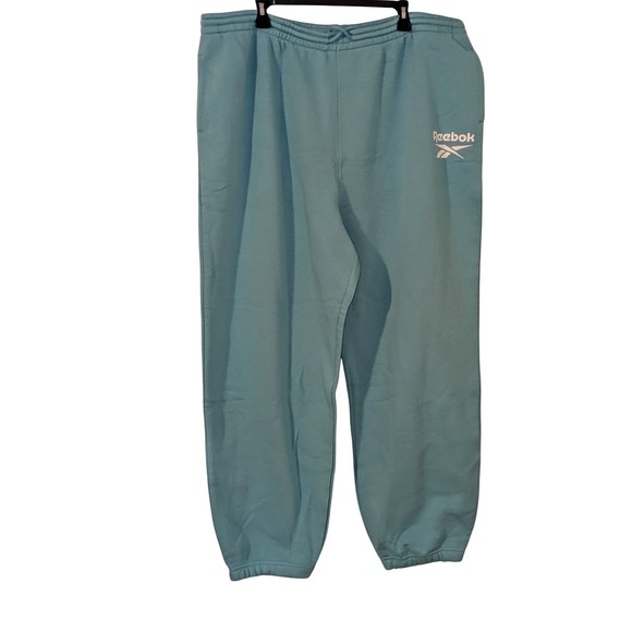 Reebok Pants - Reebok‎ Women's Teal Fleece Sweatpants Joggers Size 3X Plus NwT $50
